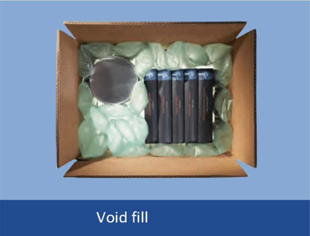 PP-air luchtzakjes folie voorgevuld in zak - 100 x 200mm (700 st)