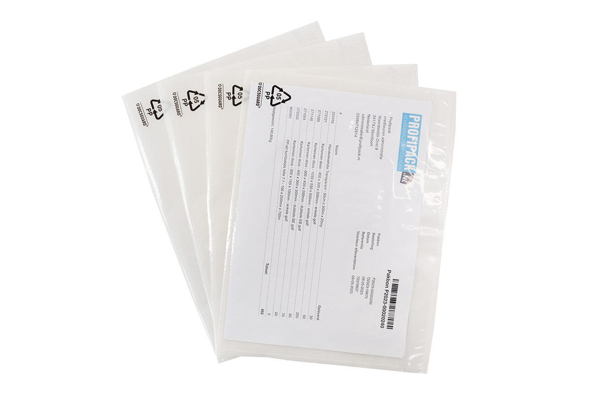 Paklijst enveloppen blanco - 225 x 165mm (250 st)