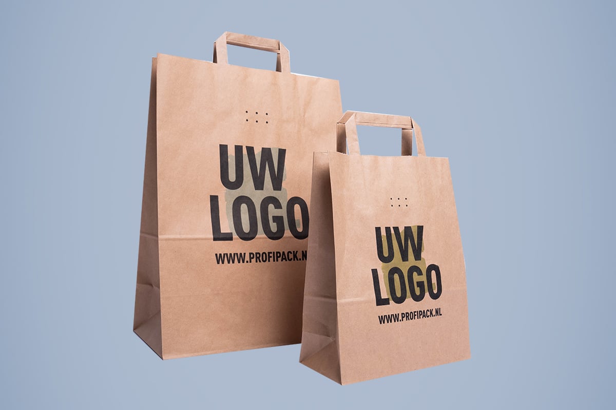 Papieren tassen met logo - bedrukte verpakkingen