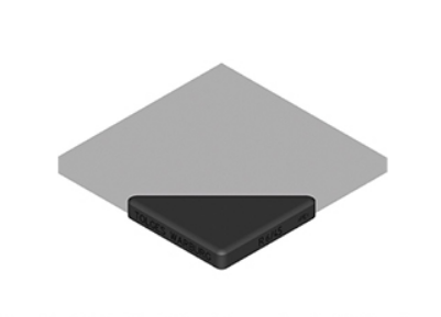 Kunststof glas beschermhoeken - 45 x 6,4 x 4mm (500 st) Kunststof glas beschermhoeken - 45 x 6,4 x 4mm (500 st)