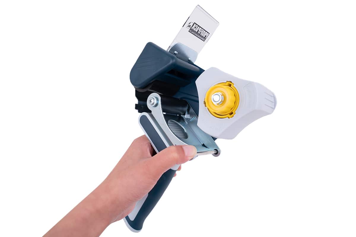 Bonus Tape dispenser twin core + safety 50mm (koker 76 en 38mm)