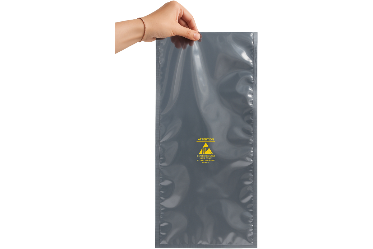Antistatische Static shielding zakken - 254 x 610mm (100st) Antistatische Static shielding zakken - 254 x 610mm (100st)