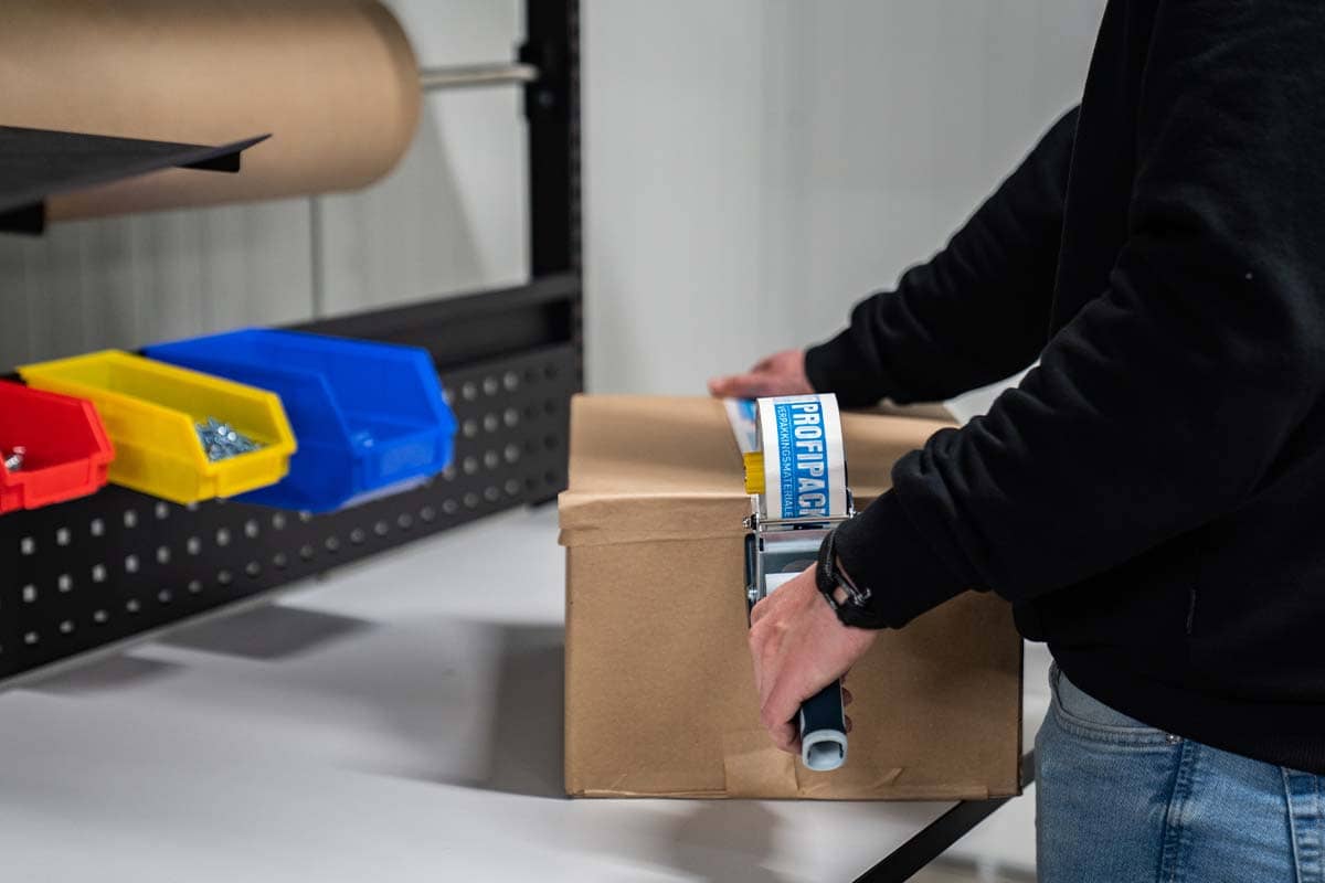 Inpaktafel magazijn - bestel bij Profipack Verpakkingsmaterialen