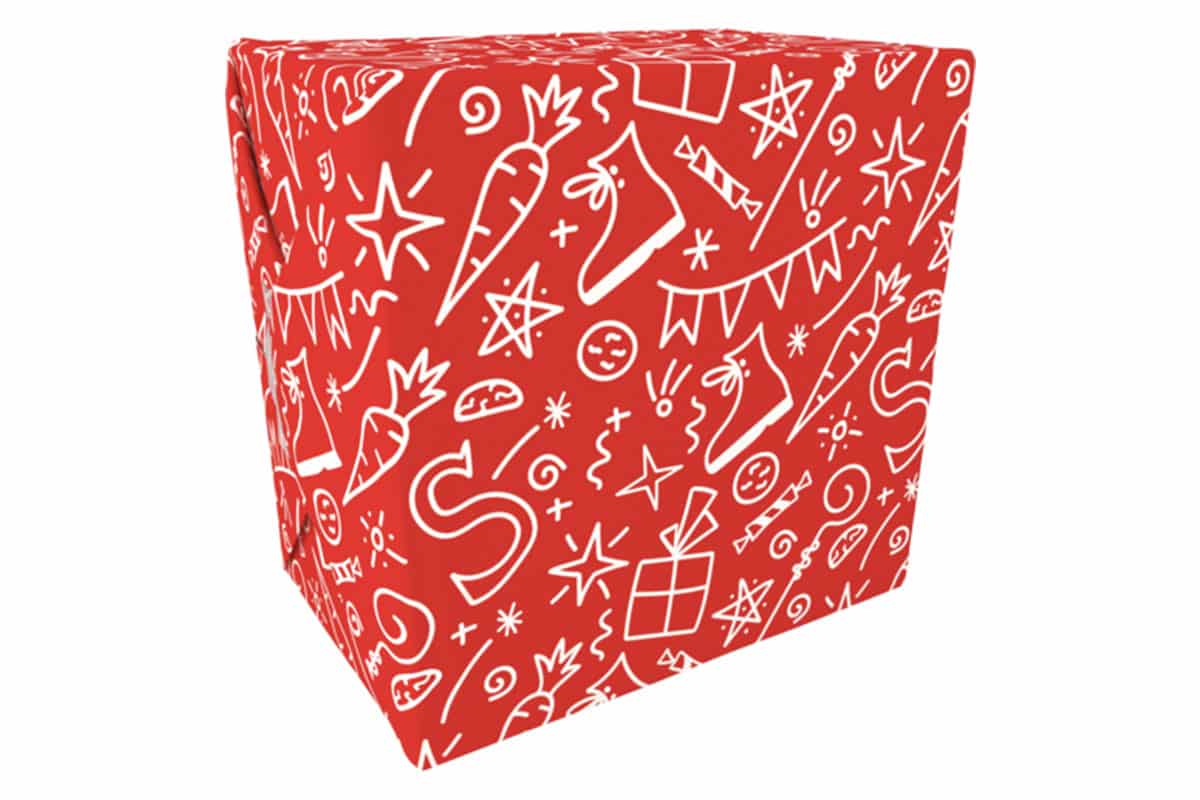 Sinterklaas inpakpapier red one - 200m x 30cm (80g/m²)