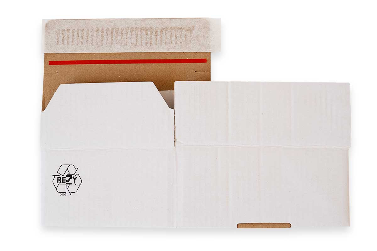 Autolock doos wit - 160 x 130 x 75mm