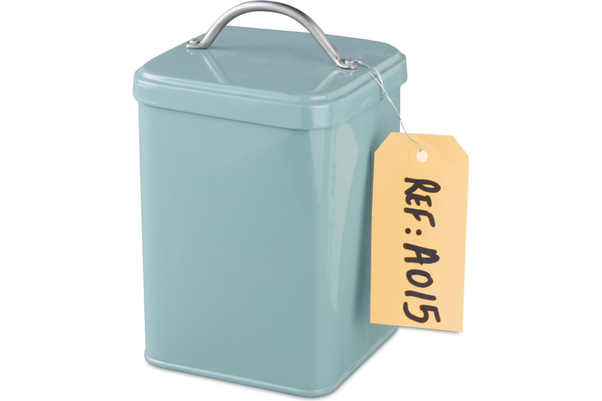 Kartonnen labels met versterkt oogje crème - 60 x 120mm (1000 st)