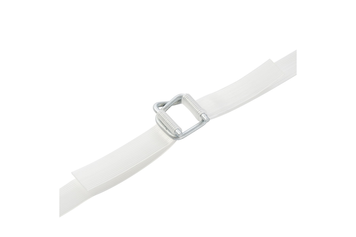 Polyesterband hotmelt wit - 19mm x 600m