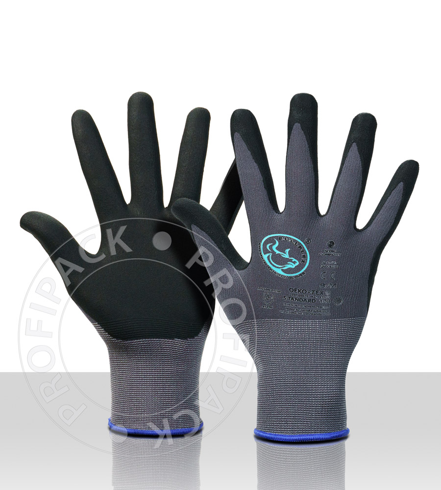 Bullflex Premium handschoenen nitri comfort plus - maat 9/L 8/M