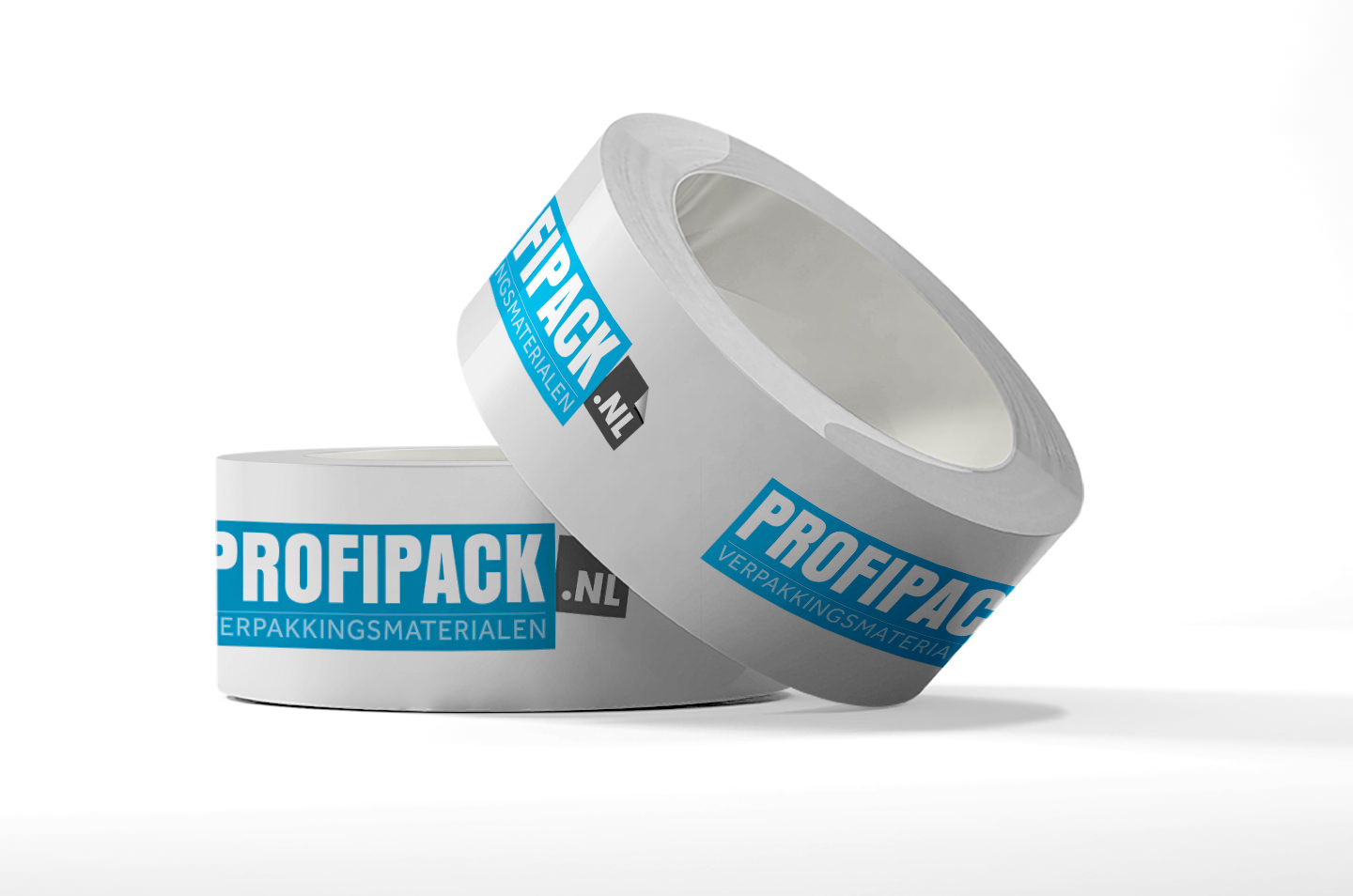 Bedrukte PP high tack tape - 38mm x 66m (1 kleur)