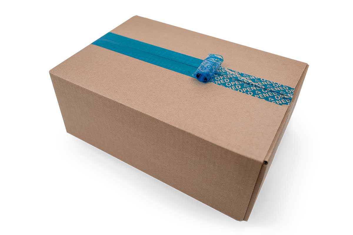 Security tape blauw - 50mm x 50m