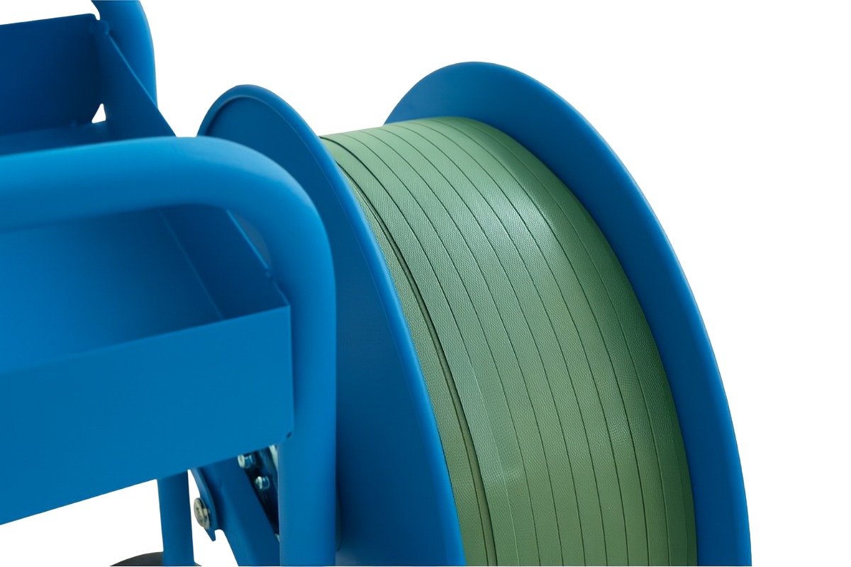 PET- PP- en staalband haspel extra wendbaar