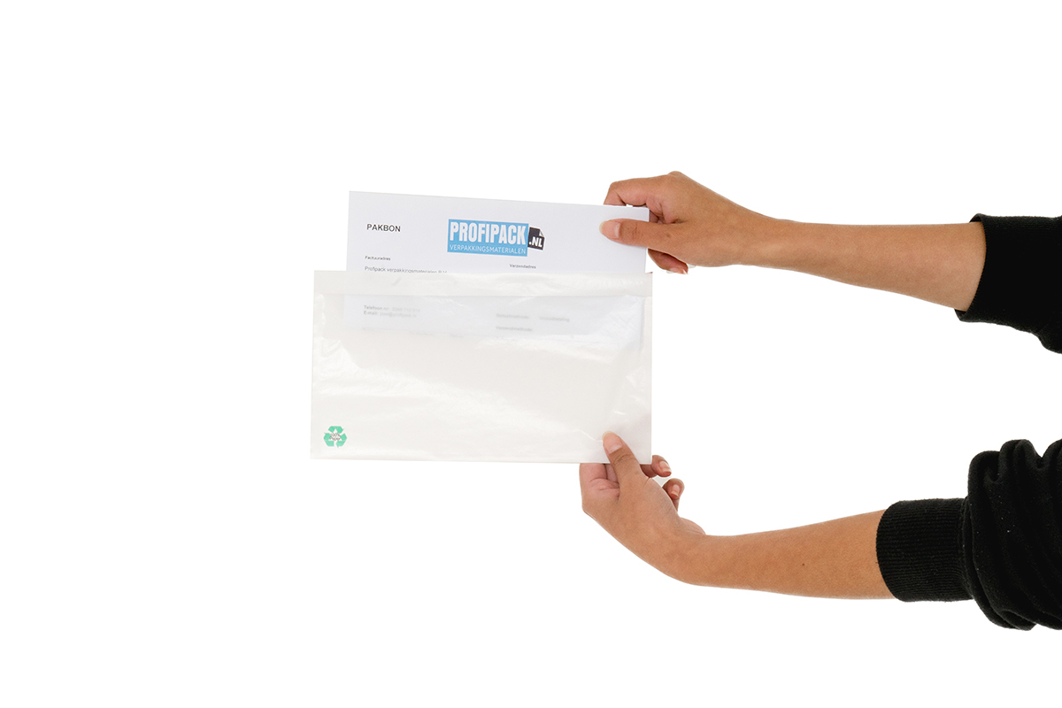 Eco papieren paklijst enveloppen blanco - 230 x 125mm (1.000 st) Eco papieren paklijst enveloppen blanco - 230 x 125mm (1.000 st)