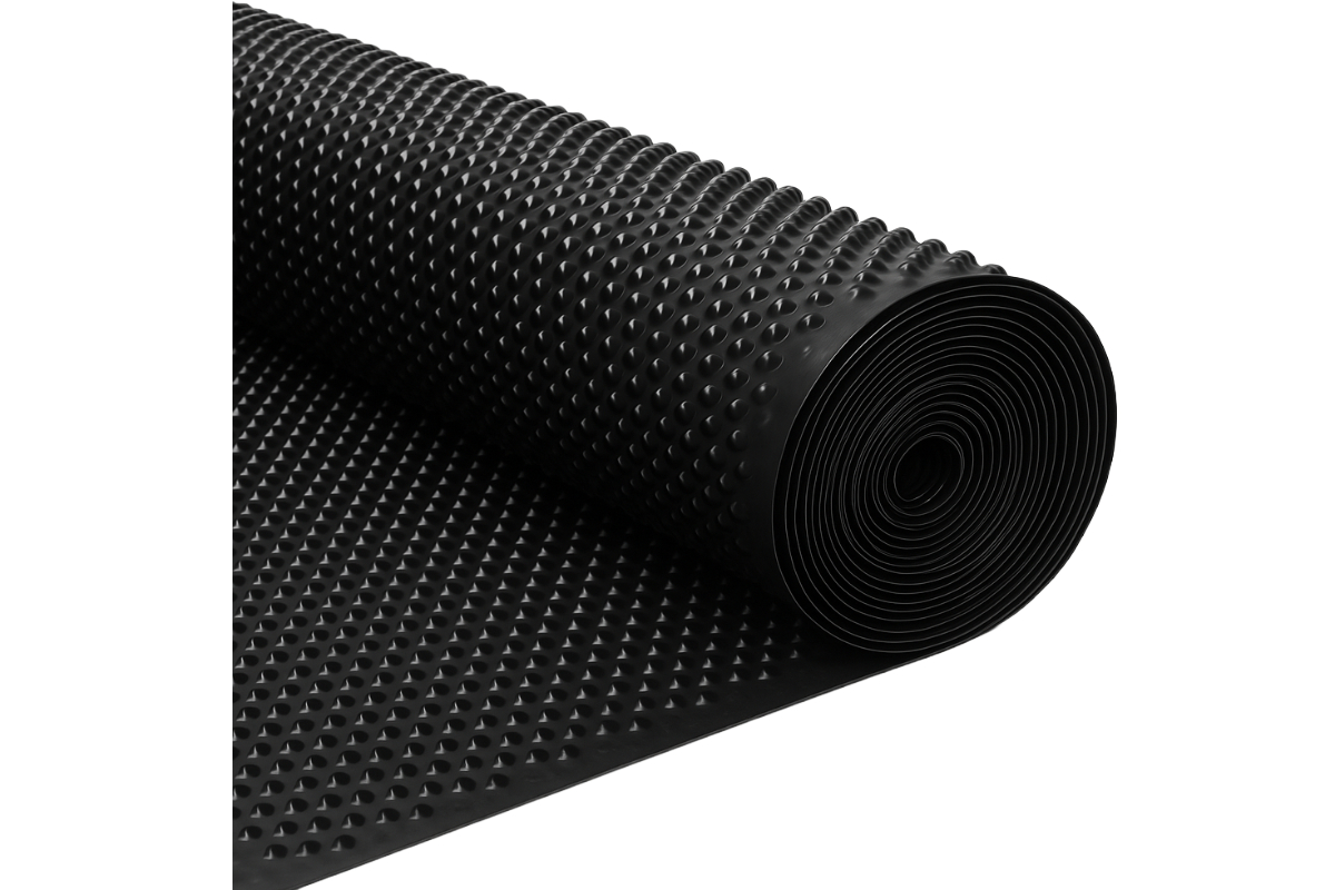 Zwarte noppenfolie - 2 x 20m (40m2)
