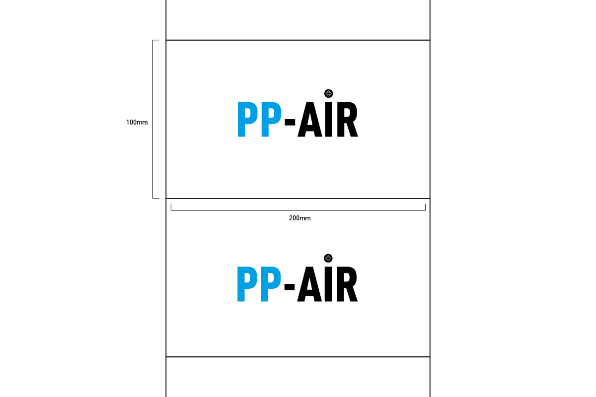 PP air luchtzakjes machine NANO 4 - met 2 rollen folie en voetpedaal