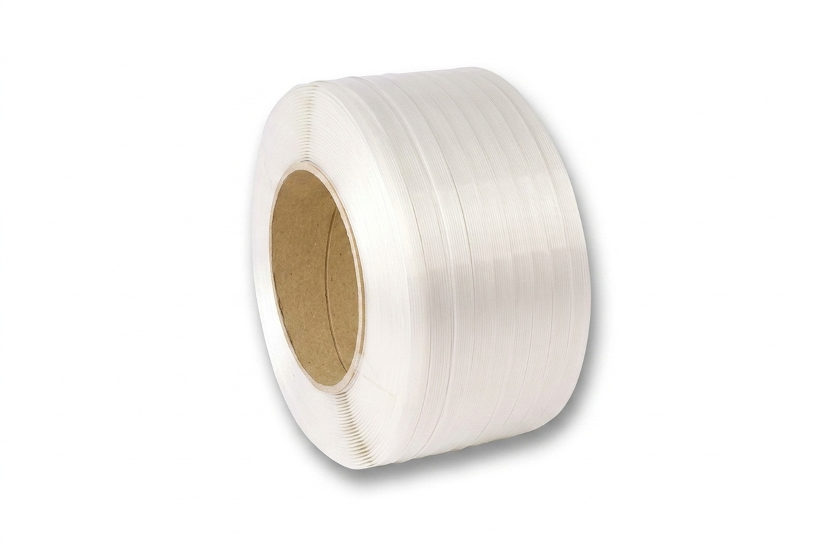 Polyester composietband wit - 13mm x 1.100m