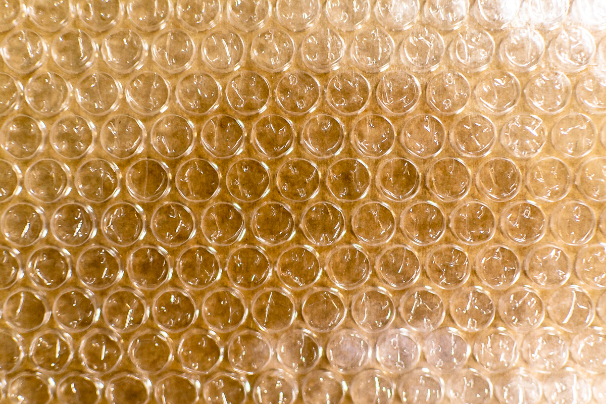 Noppenfolie met kraftpapier - 120cm x 75m x 80my