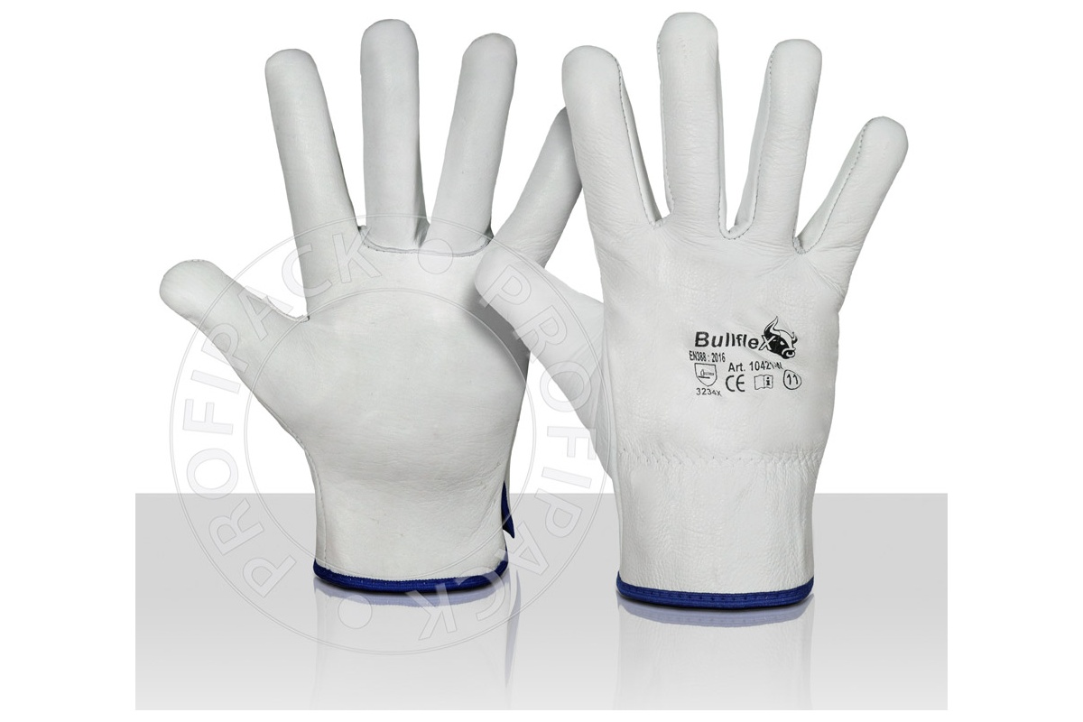Bullflex Chauffeurshandschoenen rund/nerfleder acryl gevoerd - maat 11/XXL