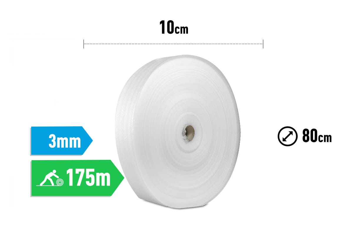 Schuimfolie - 10cm x 175m x 3mm