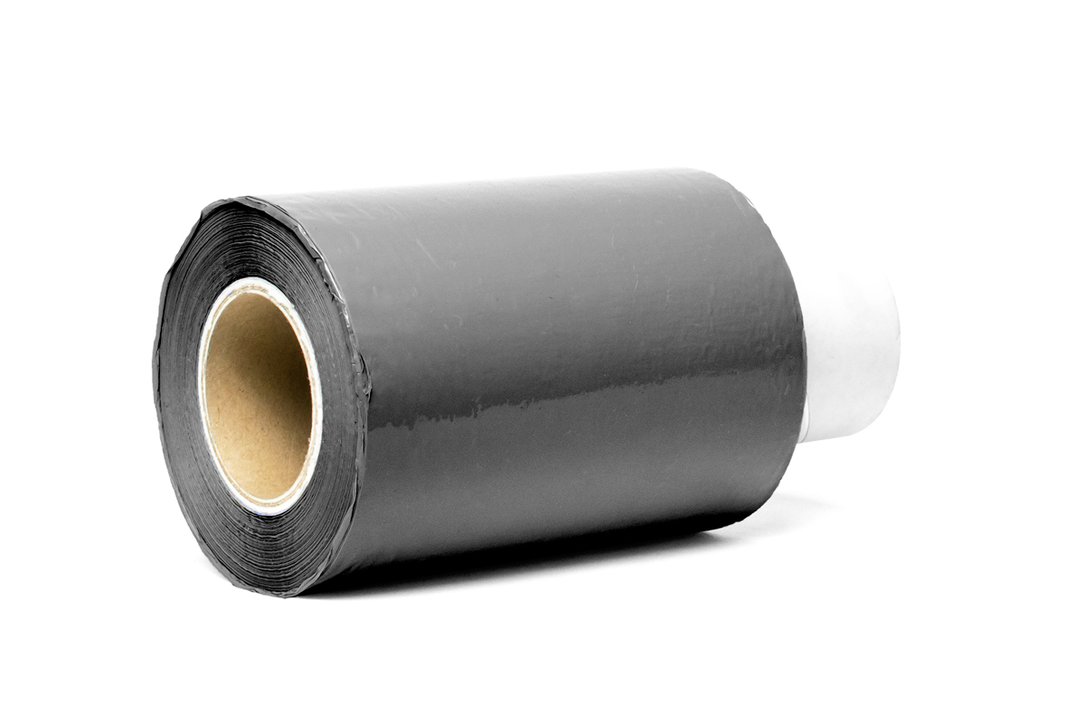 Bundelfolie zwart - 10cm x 150m x 23my