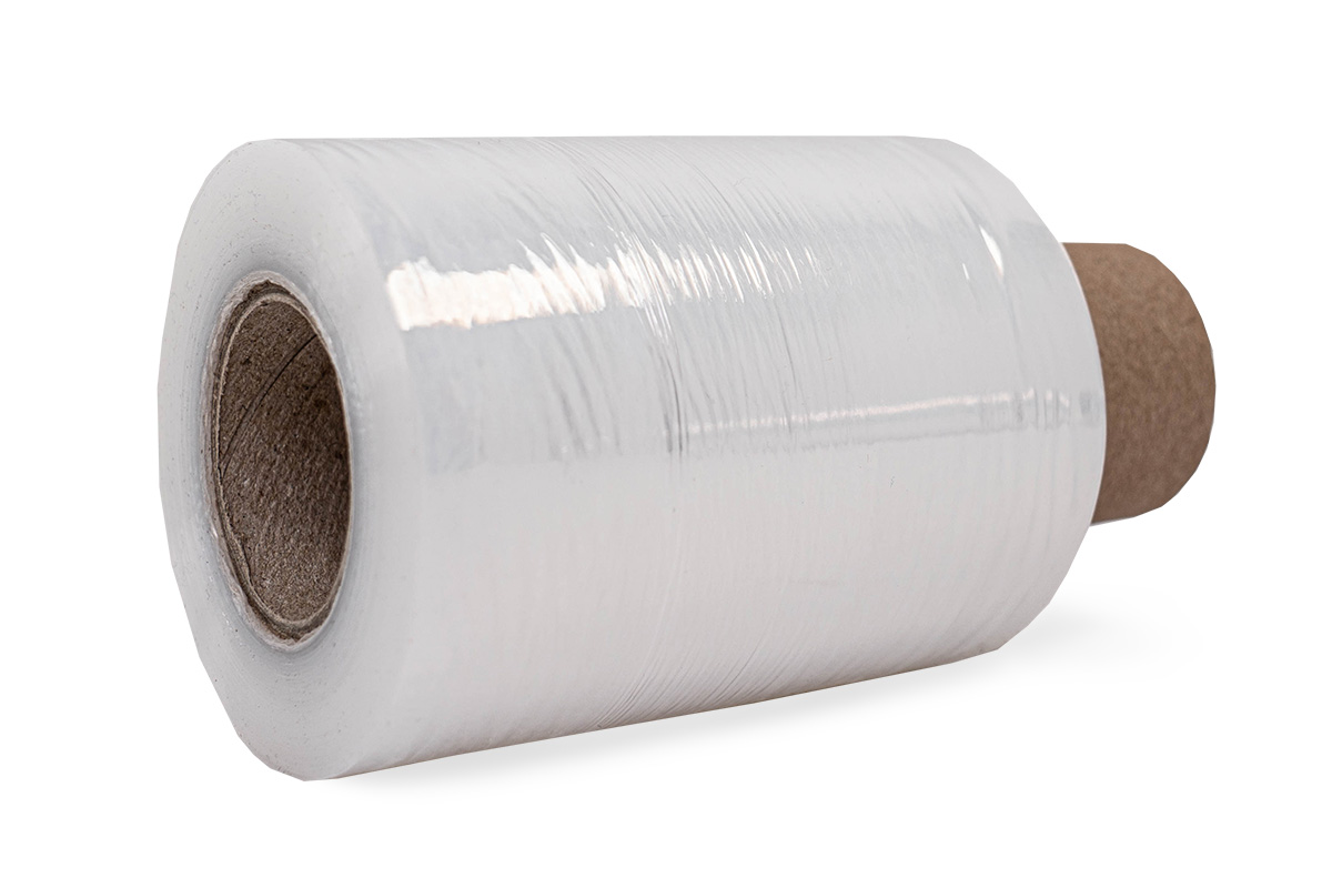 Bundelfolie transparant links+rechts - 10cm x 150m x 20my