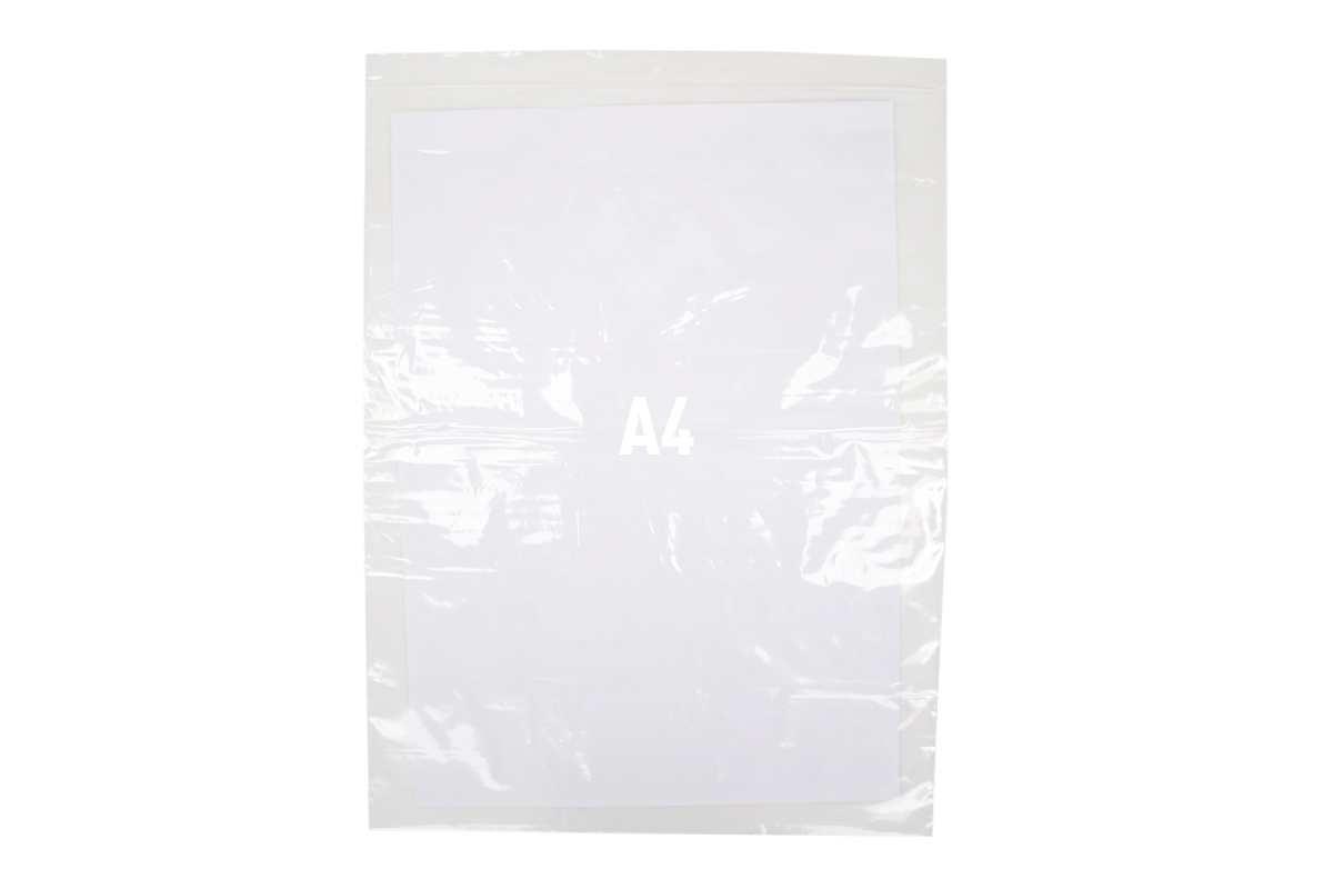 Gripzakken transparant - 230 x 320mm x 50my (1.000 st)