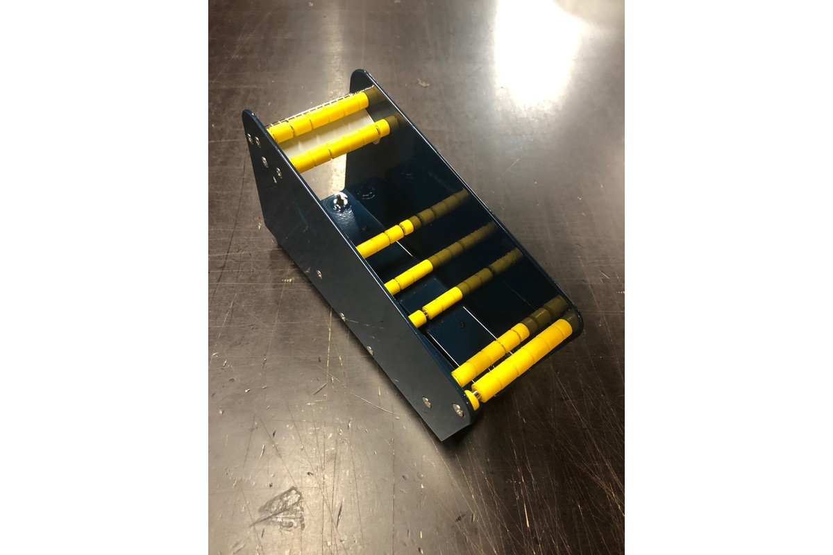 Etiketten dispenser klein LB318 - 7,6cm breed (voor 1 rol)