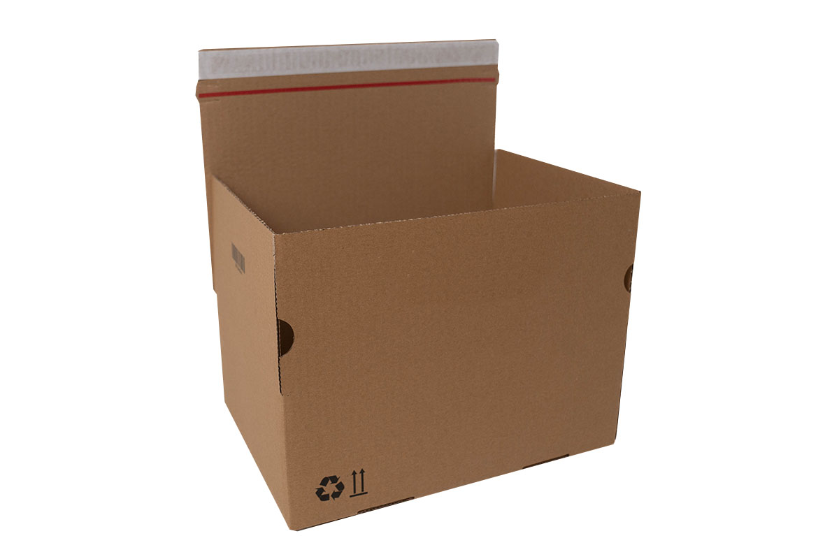 Autolock doos bruin - 210 x 180 x 130mm
