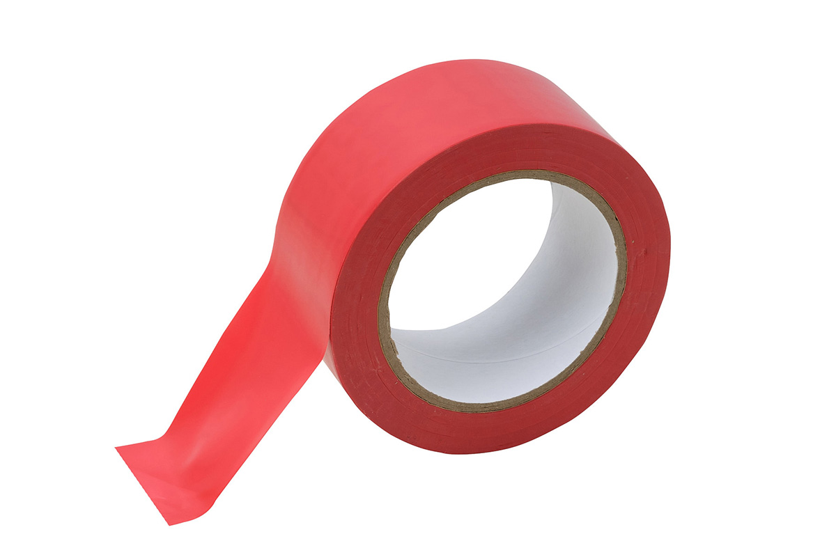 Naamloos 1 0001 204014407 loenhout vloermarkeringstape 50mmx33mtr rood 1