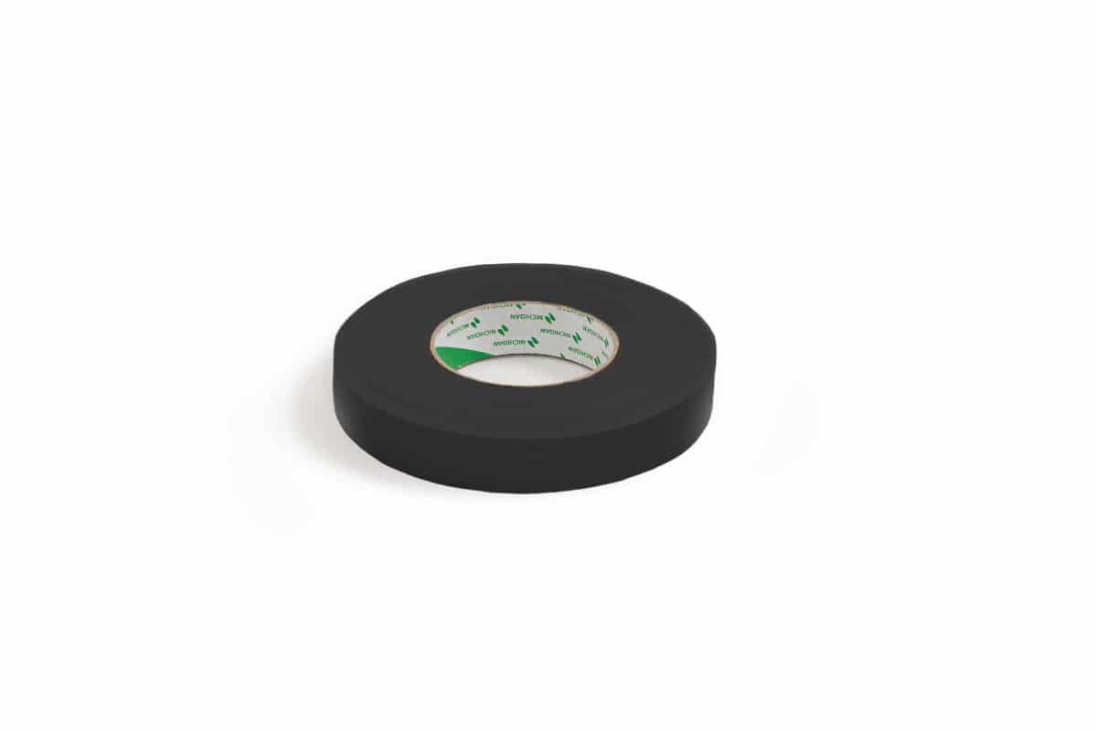 Nichiban® 1200 gaffa tape zwart - 19mm x 50m