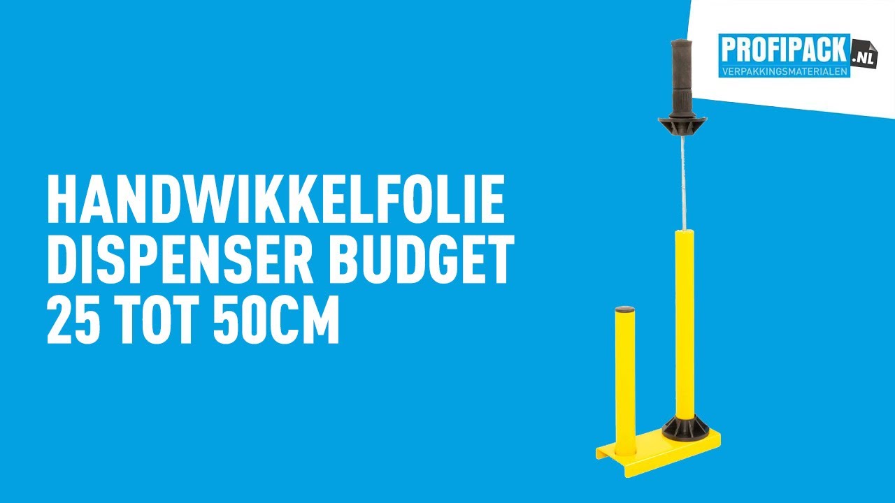 Handwikkelfolie dispenser budget - 25 tot 50cm