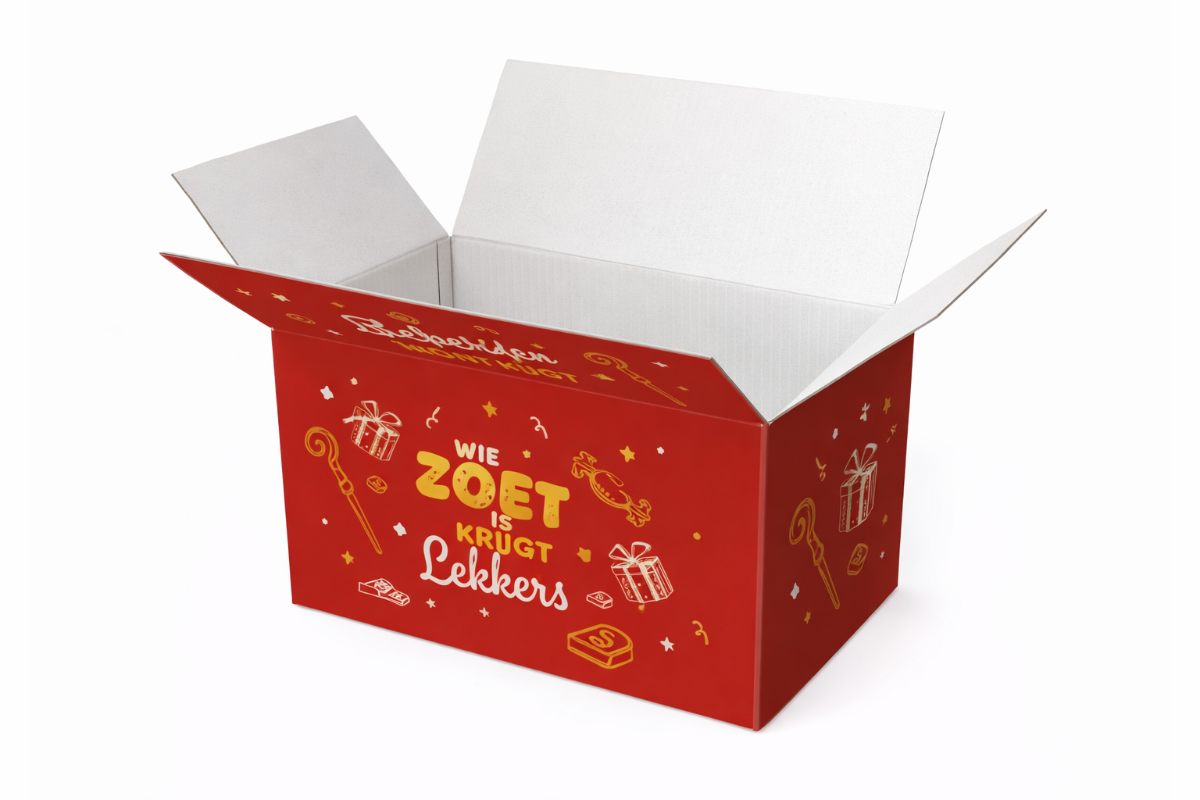 Geschenkdoos "Sinterklaasdoos" - 250 x 150 x 120mm