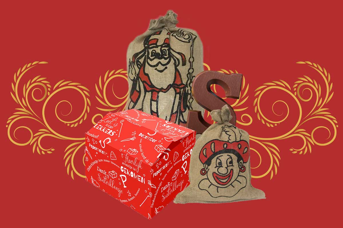 Sinterklaas verpakkingen - kartonnen geschenkdozen