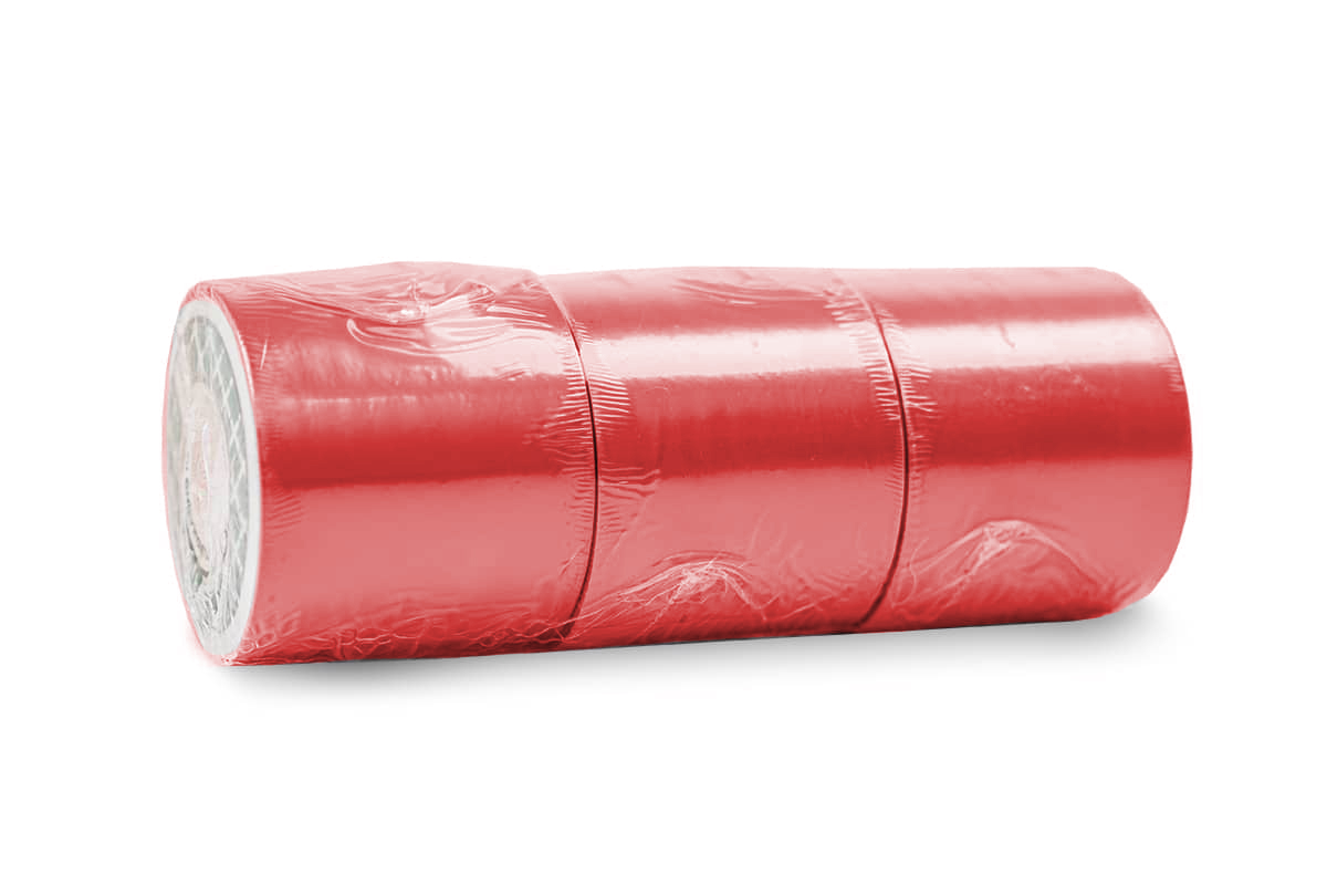 Isolatietape rood - 50mm x 10m