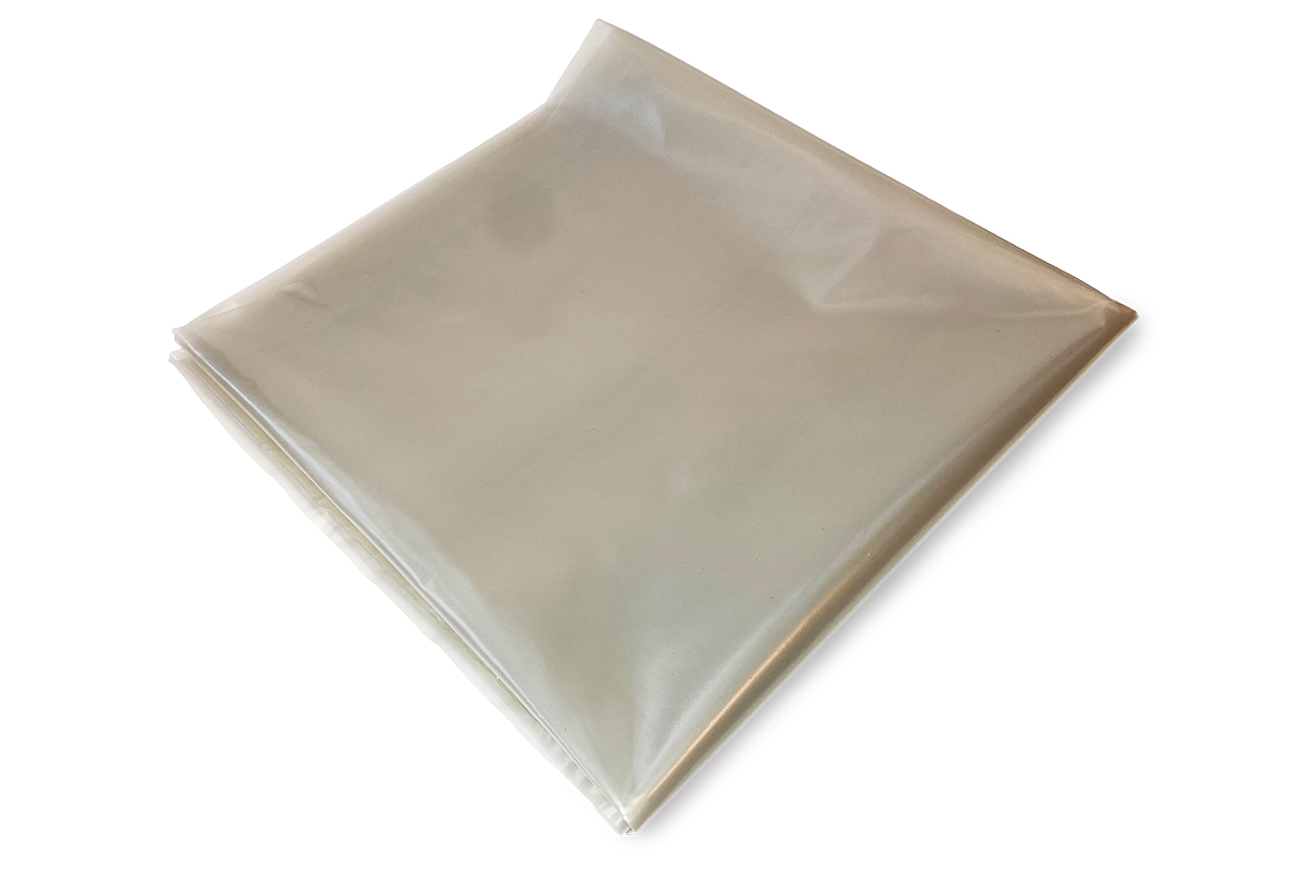 Afzuigzak transparant - 100x 1500mm x 100my (50st)