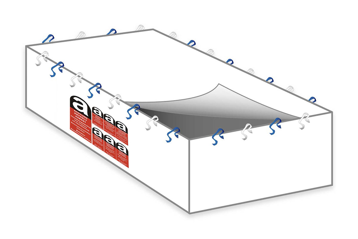Asbest containerzak - 620 x 240 x 240cm (37m³)