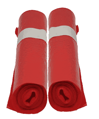 HDPE afvalzakken rood 140L - 80 x 125cm x 40my HDPE afvalzakken rood 140L - 80 x 125cm x 40my