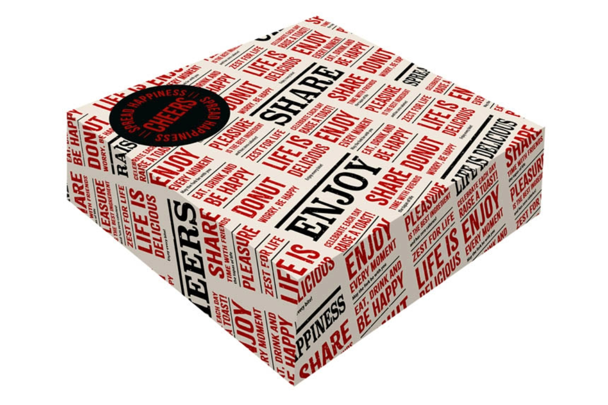 Tapasdoos bodem/deksel - 370 x 370 x 105mm 