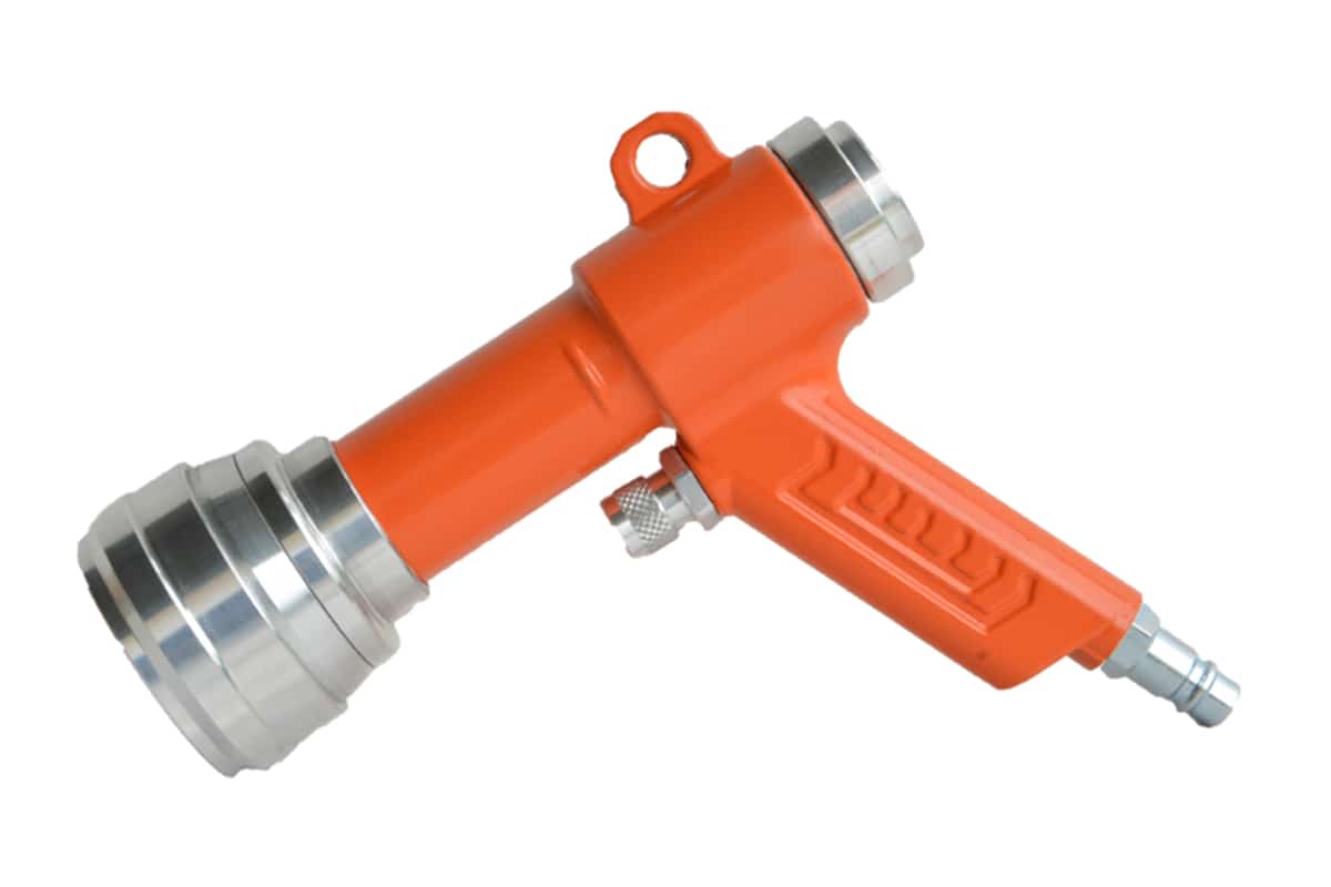 Metalen vulpistool voor stuwzakken