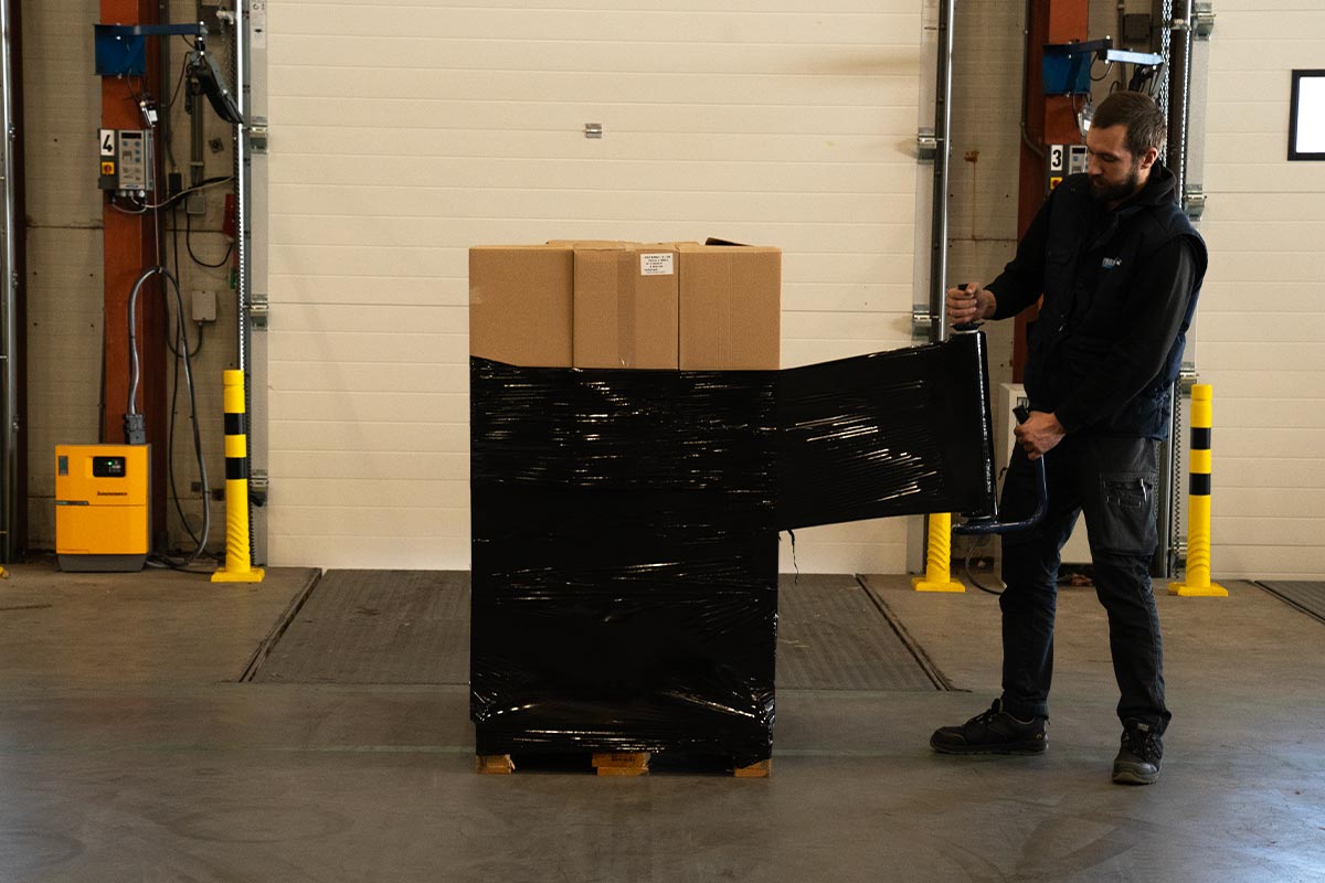 Handwikkelfolie EAGLE Zwart - 50cm x 500m x 12my 